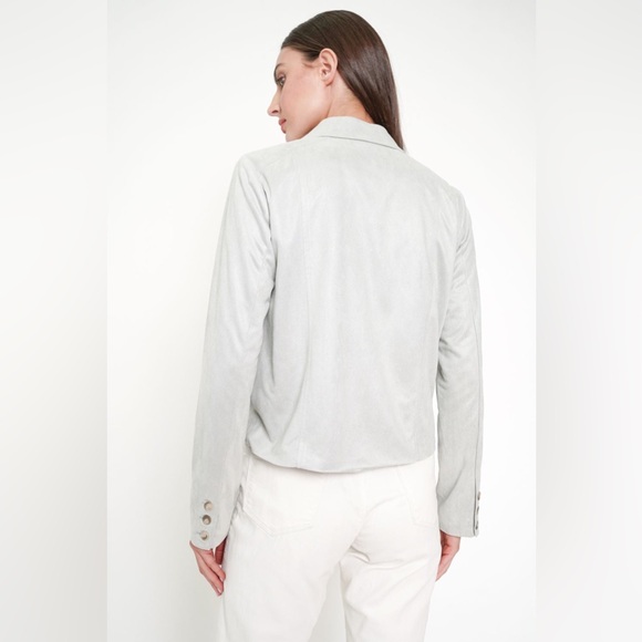 Mystree Soft Gray Women's Blazer - Picture 2 of 9